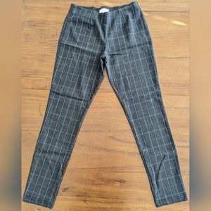 Calvin Klein Charcoal Gray Plaid Dress Pants Size 4